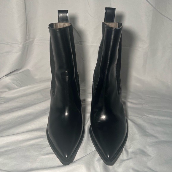 All Saints Ria Pointed Toe Leather Boots | 41 (US 11) - Picture 9 of 14